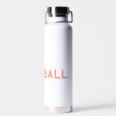 Bouteille D'eau Pickleball : Mangez Pickleball Sleep Répéter (Arrière)