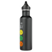 Bouteille D'eau Pickleball Paddle - Drôle Découvrez Mes Six Packs  (Droite)