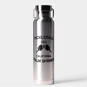 Bouteille D'eau Pickleball Paddle Palm Springs Californie Custom