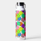 Bouteille D'eau Pickleball Party Confetti et Pickleball Ballons (Avant)