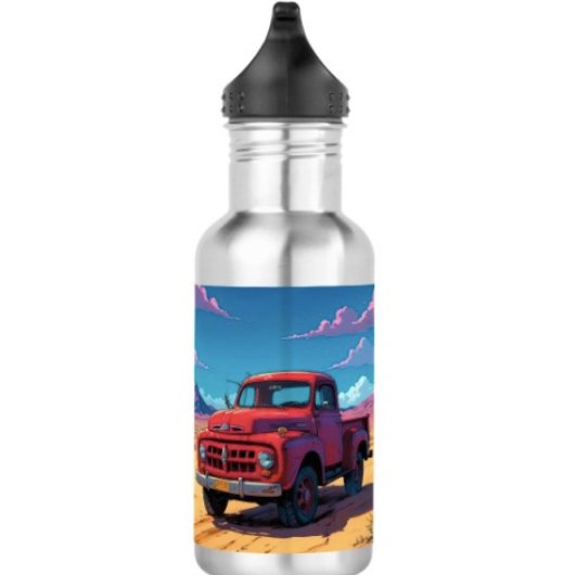 Bouteille D'eau Pickup Américain Classique