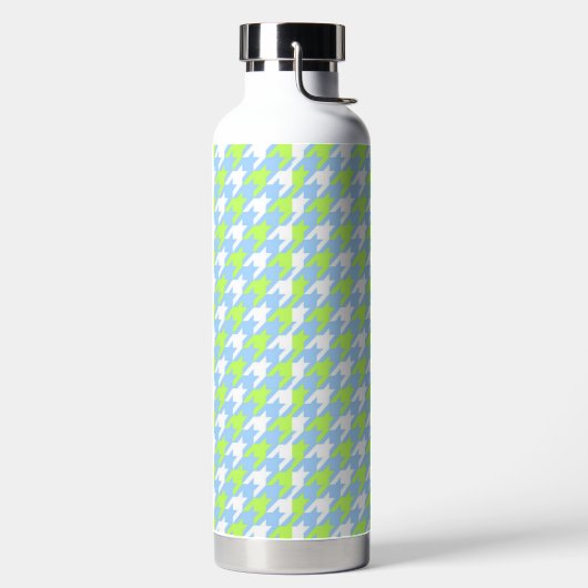Bouteille d'eau pied-de-poule (Droite)