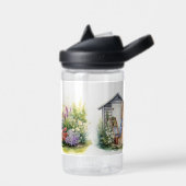 Bouteille D'eau Pierre le jardin fleuri de lapin (Gauche)