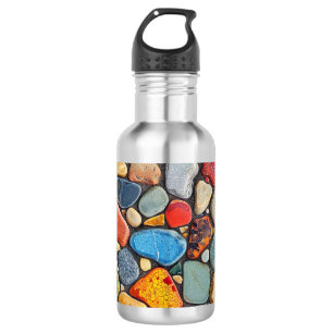 Bouteille D'eau Pierres colorées
