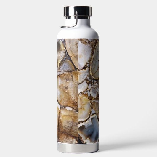 Bouteille D'eau Pierres de géode poli (Droite)