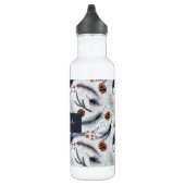 Bouteille D'eau Pine Cones & Pine Needles Aquarelles Motif (Droite)