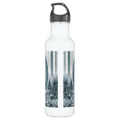 Bouteille D'eau Pingouin En Gris Scandi Dots Field Forest (Dos)