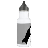 Bouteille D'eau Pingouin mignon de bande dessinée avec l'arrière - (Gauche)