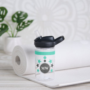 Bouteille D'eau Pingouin pour enfants ajouter initiales étoiles ve