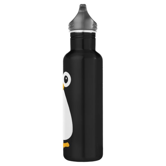 Bouteille D'eau Pingouin vectoriel mignon 24oz (Droite)
