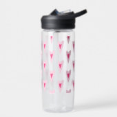 Bouteille D'eau Pink Heart Valentines Water Bottle (Gauche)
