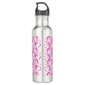 Bouteille D'eau Pink Hearts Water Bottle (Dos)