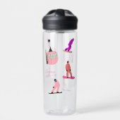 Bouteille D'eau Pink Snowboard (Extérieur)