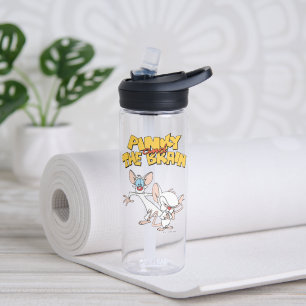 Bouteille D'eau Pinky et le cerveau Afficher le logo