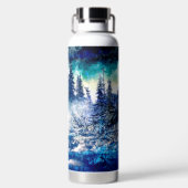 Bouteille D'eau Pins Snowstorm Artiste (Plage)