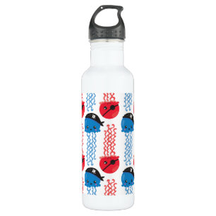 Bouteille D'eau Pirate Jellyfish, Motif de méduses, Sea Animaux