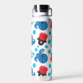 Bouteille D'eau Pirate Octopus, Motif de pieuvre, Animaux de mer (Arrière)