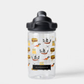 Bouteille D'eau Pirate Ship Treasure Poitrine Thème Motif École (Salle de sport)