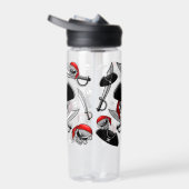 Bouteille D'eau Pirate Skull avec Sabres croisés (Droite)
