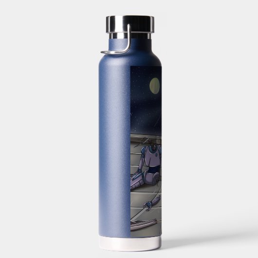 Bouteille D'eau Pirate spatiale (Plage)