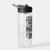 Bouteille D'eau Pisces Mot Cloud Inspiration Zodiaque (Droite)