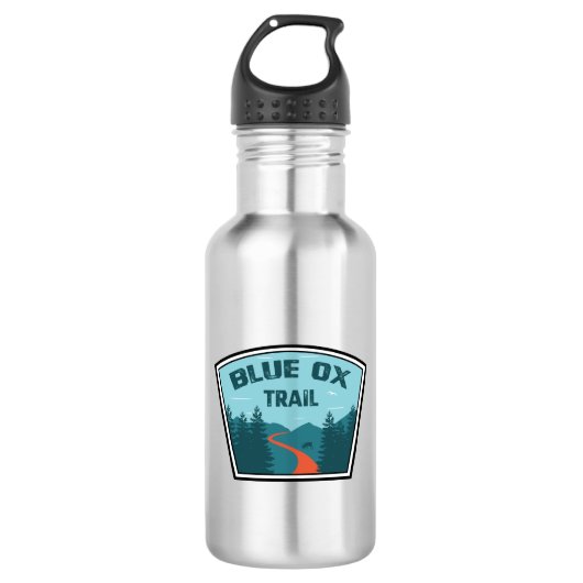 Bouteille D'eau Piste Blue Ox (Devant)