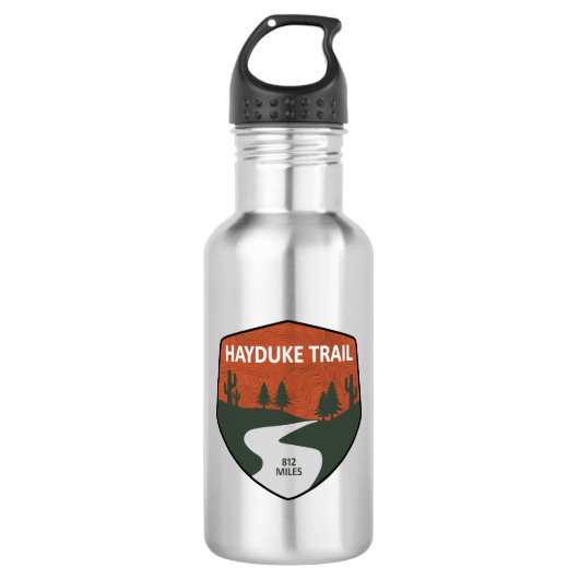 Bouteille D'eau Piste Hayduke (Devant)