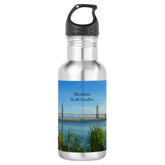 Bouteille d'eau pittoresque Arthur Ravenel Bridge (Devant)