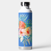 Bouteille D'eau PixDezines Aquarelle Tropical Paradise Fleurs (Droite)