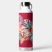 Bouteille D'eau PixDezines Aquarelle Tropical Paradise Fleurs (Avant)