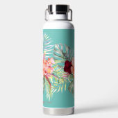 Bouteille D'eau PixDezines Aquarelle Tropical Paradise Fleurs (Plage)