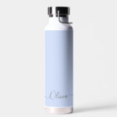 Bouteille D'eau PixDezines Bleu do-it-yourself Couleur (Gauche)
