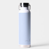 Bouteille D'eau PixDezines Bleu do-it-yourself Couleur (Avant)