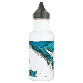 Bouteille D'eau PixDezines konen uehara vagues océaniques, 上 原 (Gauche)