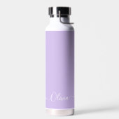 Bouteille D'eau PixDezines Lilac violet do-it-yourself couleur Mon (Gauche)