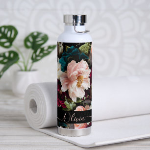 Bouteille D'eau PixDezines Moody Botanical do-it-yourself Arrière