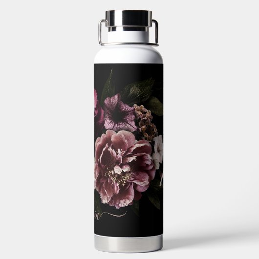 Bouteille D'eau PixDezines Moody Botanical do-it-yourself Arrière (Plage)