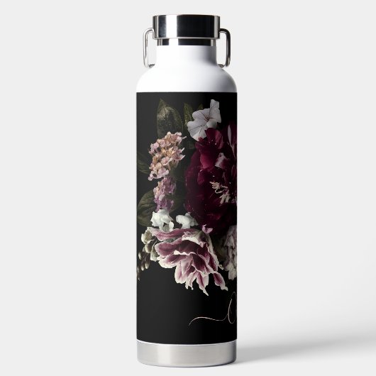 Bouteille D'eau PixDezines Moody Botanical do-it-yourself Arrière (Avant)