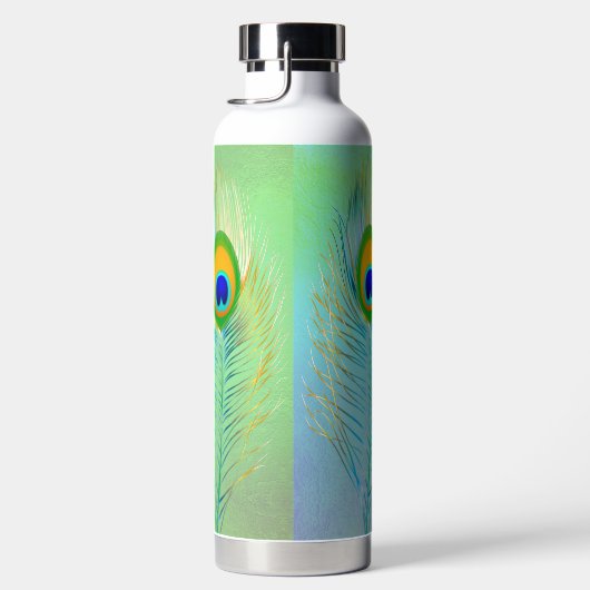 Bouteille D'eau PixDezines Peacock Feather (Droite)
