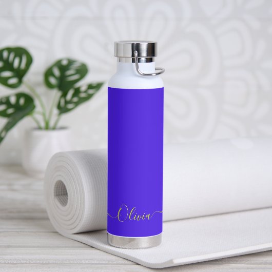 Bouteille D'eau PixDezines Violet violet do-it-yourself couleur bo (Yoga)