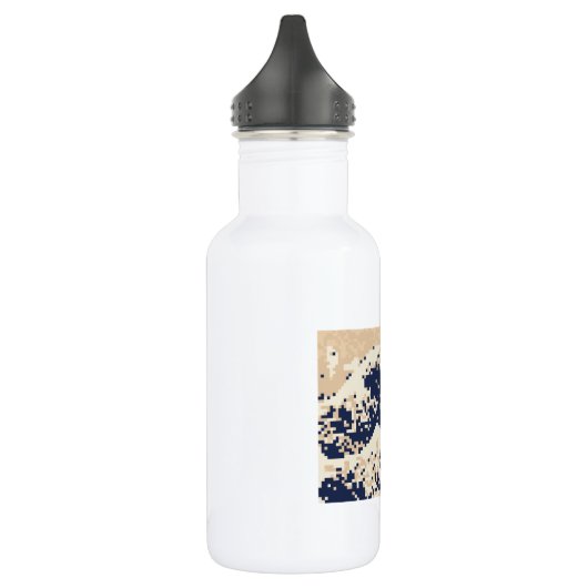 Bouteille D'eau Pixel Tsunami 8 bits Pixel Art (Gauche)