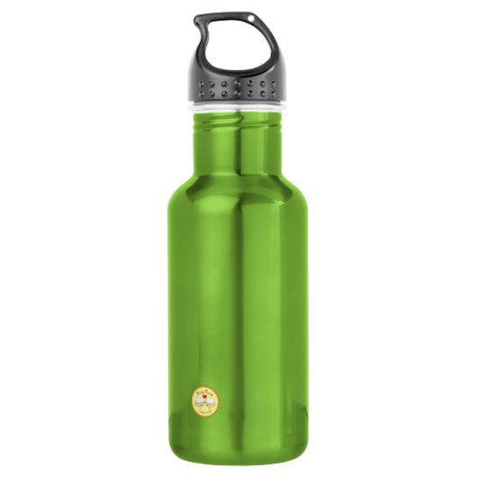 Bouteille D'eau Pizza Funny Kids Zebra (Dos)