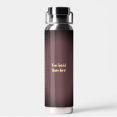 Bouteille D'eau Pizza rétro avec torsion Citrouille (Arrière)