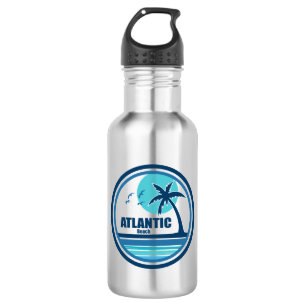 Bouteille D'eau Plage d'Atlantic Beach Caroline du Nord Palmiers O