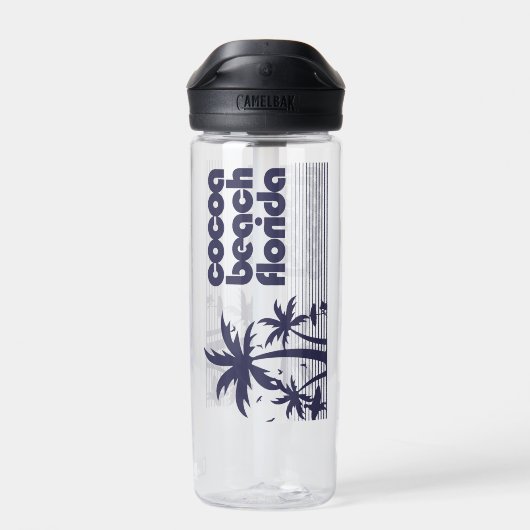 Bouteille D'eau Plage de Cocoa Floride (Arrière)