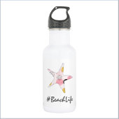 Bouteille D'eau Plage de Starfish assez Abstraite