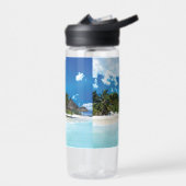 Bouteille D'eau Plage exotique (Gauche)