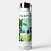 Bouteille D'eau Plage tropicale (Arrière)