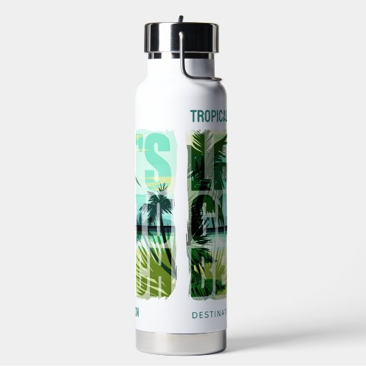 Bouteille D'eau Plage tropicale (Gym)