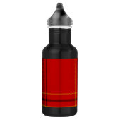 Bouteille D'eau Plaid de rouge de tartan d'Oxygentees (Droite)